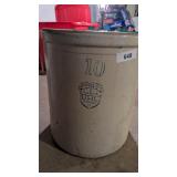 Uhl Pottery 10 Gallon Stoneware Jar -**