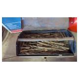 Metal Toolbox w/ Assorted Bits