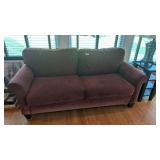 Broyhill Burgundy Sofa