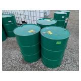 (3) Green Metal Barrels?