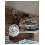 Extra Burner, Canister & Glass Vase
