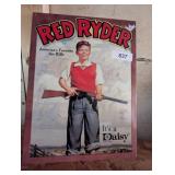 Red Ryder Daisy Metal Sign