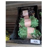 Plastic Crate w/ (8) Dozen Gloves