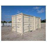 3 Door 20ft. Shipping Container