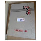 1989 Viking Barr-Reeve High School Yearbook