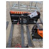 Wolverine Skid Steer Pallet Fork - Hydraulic Adj.