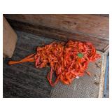 Assortment of Orange Ratchet Straps