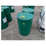 (2) Green Metal Barrels