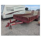 Golden Trailers Flatbed Double Axle Trailer