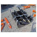 Set of Mini Excavator Attachments