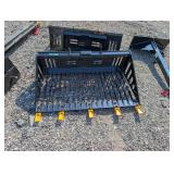 GIYI Skid Steer Rock Bucket - 44"