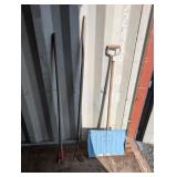 (3) Hand Tools: Snow Shovel, Hoe, Other