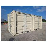3 Door 20ft. Shipping Container