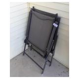 (2) Folding Lawn Chairs & (2) Small Patio Tables