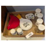 Salt & Pepper Shakers, Spoon Rests