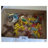 Vintage Plastic Toy Figures