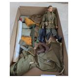 Vintage GI Joe w/ Military Accessories