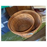 Bushel Basket & Other Small Baskets