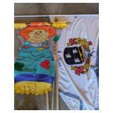 Coat of Arms Flag w/ Pole + Other Flag Poles &