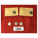(5) Jefferson nickels