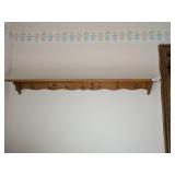 Charming Country Shelf w/ Pegs