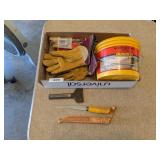 Rapala Fillet Knife, Leather Gloves & Other