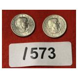 (2) Susan B. Anthony Dollars 1970