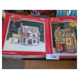 (2) Dickens Collectibles Christmas Houses