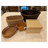 Decorative Baskets + Nesting Boxes
