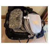 Rolling Suitcase + Tote Bags & Carry Ons