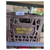 Mid States Dairy Co. Milk Crate