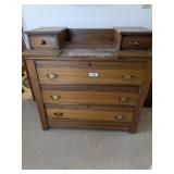 Antique Dresser w/ Small Marble Insert