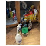 Kitchen Cleaning Supplies (some full,