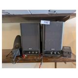 (2) RCA Speakers + RCA Wireless Transmitter