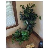Artificial Plants & Greenery + Oval Basket