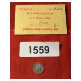 1919D Mercury head dime
