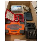 Assorted Drill Bits, Nut Driver Set & Deck Screws