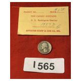 1937D Washington Quarter