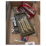 1/4" Drive Socket Set + Assorted Wrenches