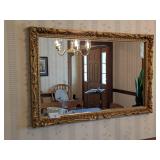 Framed Wall Mirror, 36" x 24"