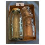 #4-1/2 Gallon Ball Jar w/ Large Air Bubbles +