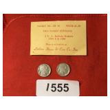 (5) Indian head nickels