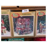 (3) Dickens Collectible Christmas Houses