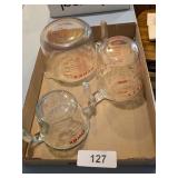 (3) Pyrex Glass Measuring Cups