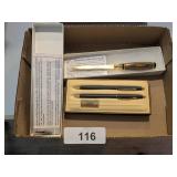 Cross Pen Set & Unique Letter Opener