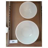 (2) Pyrex Mixing Bowls