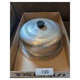 Cake Plate w/ Aluminum Cover