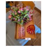 (2) Unique Flower Vases