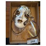 Ceramic Mask (decorative) + Dream Catcher