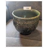 Majolica Style Green Planter -**